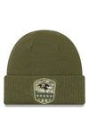 New Era Salute To Service Nfl Beanie In Baltimore Ravens