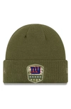 New Era Salute To Service Nfl Beanie In New York Giants