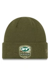 New Era Salute To Service Nfl Beanie In New York Jets