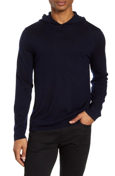 Vince Wool & Cashmere Pullover Hoodie In Coastal