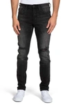 Prps Barnwell Distressed Denim Jeans In Black Fade