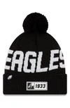 New Era Sport Knit Beanie In Philadelphia Eagles