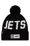 New Era Sport Knit Beanie In New York Jets