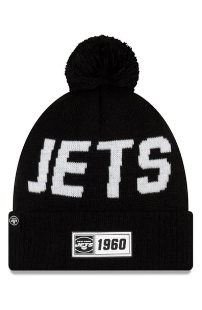 New Era Sport Knit Beanie In New York Jets