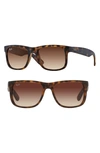 RAY BAN YOUNGSTER 54MM SUNGLASSES - TORTOISE,RB416555-Y