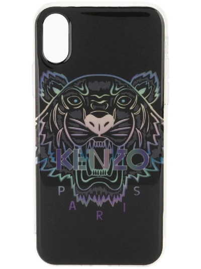 Kenzo Iphone Xs Max Tiger Logo Case In Black