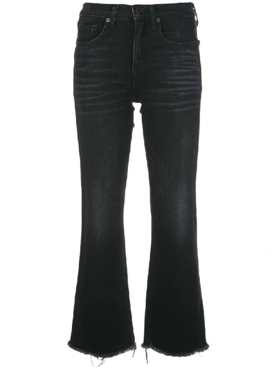 Nili Lotan High-rise Flared Jeans In Black
