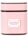Dolce & Gabbana Dauphine Airpods Case In Pink