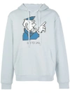 Mostly Heard Rarely Seen 8-bit Whistler Printed Hoodie In Blue