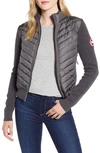 CANADA GOOSE HYBRIDGE QUILTED & KNIT JACKET,6931L