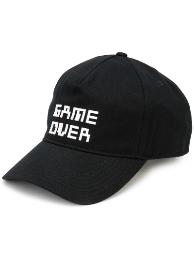 Mostly Heard Rarely Seen 8-bit Tiny Game Over Baseball Cap In Black
