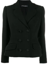 DOLCE & GABBANA DOUBLE-BREASTED STRUCTURED JACKET