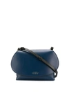 Smythson Pillow Crossbody Bag In Blue