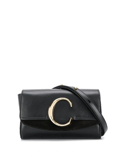 Chloé Logo Belt Bag In Black