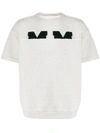 MAISON MARGIELA DISTRESSED LOGO SWEATSHIRT