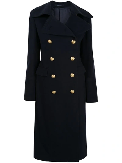 Tagliatore Avalon Military Coat In Blue