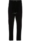 Dolce & Gabbana Black Wool Formal Tuxedo Trouser Pants In Black