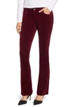 Kut From The Kloth Baby Bootcut Corduroy Jeans In Burgundy