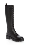 GIANVITO ROSSI LACE-UP KNEE HIGH PLATFORM BOOT,G80518-20CUO-CEO