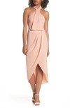 SHONA JOY KNOTTED TULIP HEM GOWN,SJ2581