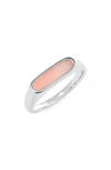 TOM WOOD MARIO STERLING SILVER RING,R75BWHM01S925