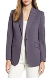 ANNE KLEIN PEAK LAPEL BLAZER,10752072