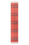 BURBERRY GIANT ICON CHECK CASHMERE SCARF,3878828