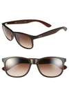 Ray Ban 'youngster' 55mm Sunglasses - Brown In Brown