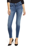DL 1961 FLORENCE INSTASCULPT RAW ANKLE SKINNY JEANS,12388