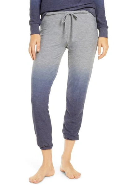 Chaser Ombre Cozy Jogger Pants In Navy Ombre