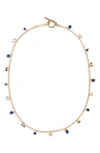Gas Bijoux Shaky Charm Necklace In Blue