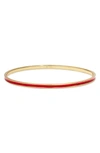 Argento Vivo Enamel Bangle In Gold