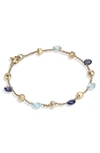 Marco Bicego 18k Yellow Gold Paradise Iolite & Blue Topaz Beaded Bracelet - Exclusive In Gold