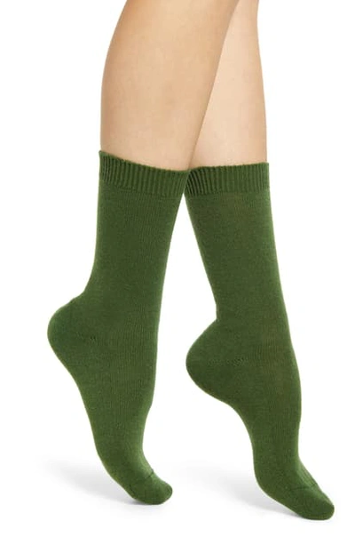 Falke Cosy Crew Socks In 7647 Woods