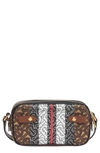 BURBERRY TB MONOGRAM E-CANVAS CAMERA CROSSBODY BAG,8025170