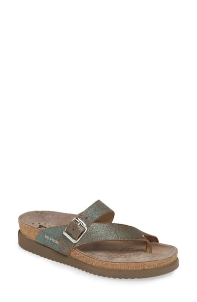 Mephisto 'helen' Sandal In Turquoise Leather