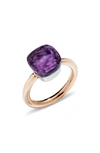 Pomellato Nudo Classic Ring In Rose Gold/ Amethyst
