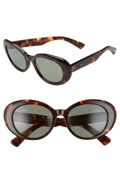 Salt Courtney 54mm Polarized Cat Eye Sunglasses In Toasted Toffee/ G15