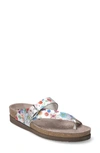 Mephisto 'helen' Sandal In Silver Metallic Leather