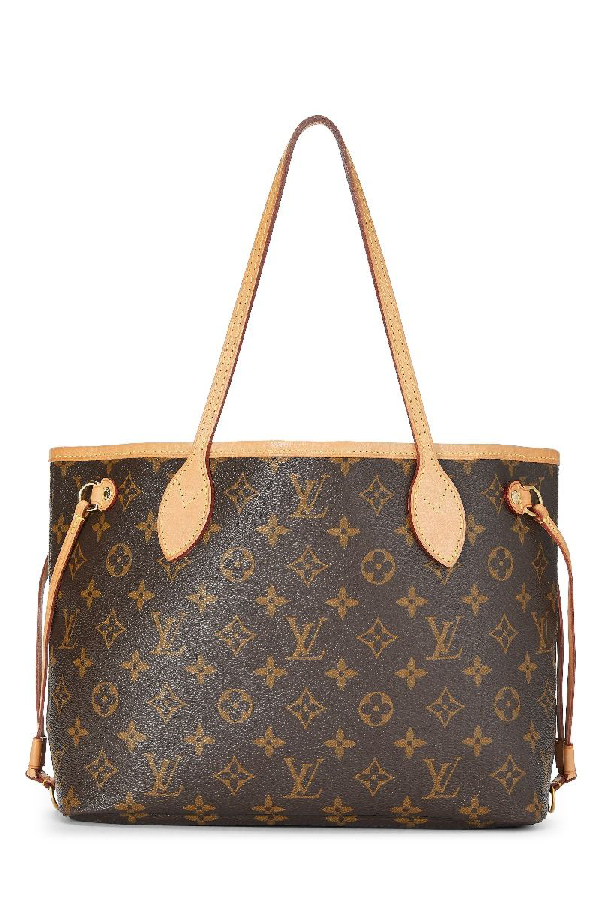Pre-Owned Louis Vuitton Pink Monogram Canvas Neverfull Pm Nm | ModeSens