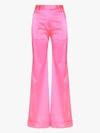 HOUSE OF HOLLAND TAILORED SATIN TROUSERS,RT20W147714407660