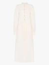 JIL SANDER JIL SANDER MARINA COLLARLESS SHIRT DRESS,JSPQ501706WQ39080014689431