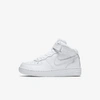 Nike Air Force 1 Mid Sneaker In White,white,white