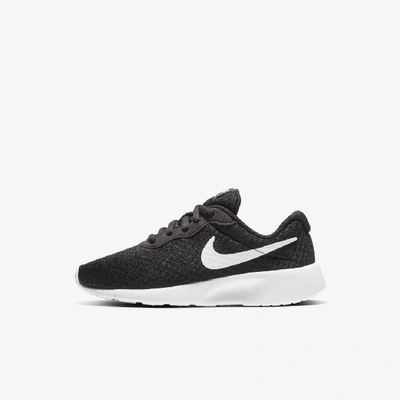 Nike Tanjun Little Kids' Shoe (wide) In Black,white,white