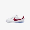 Nike Kids White & Red Cortez Basic Sl Little Kids Sneakers In White