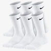 Nike Little Boys 6-pk. Performance Crew Socks In White