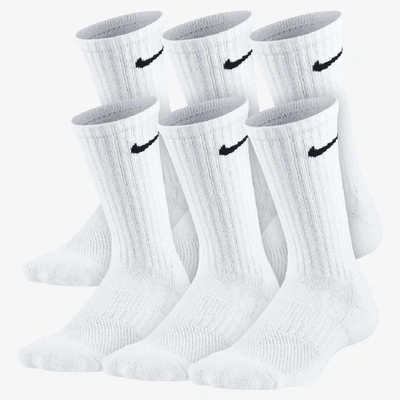 NIKE EVERYDAY KIDS' CUSHIONED CREW SOCKS (6 PAIRS),12001779
