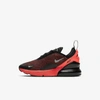 Nike Air Max 270 Little Kids' Shoe (black) - Clearance Sale In Black,bright Crimson,reflect Silver