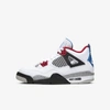 Jordan Air  4 Retro Big Kids' Shoe In White