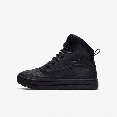 Nike Toddler Kids Woodside 2 High Top Boots From Finish Line In Black/ Black/ Black